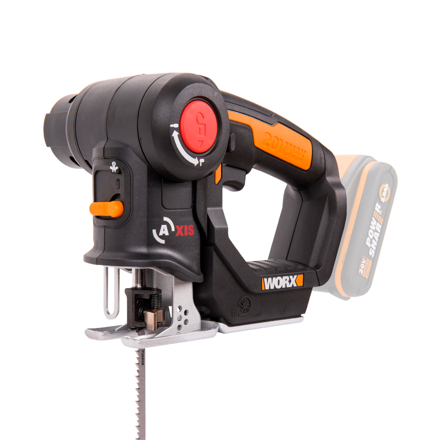 Лобзик-сабельная пила WORX Axis WX550.9, 20V, щеточный, без АКБ и ЗУ ...