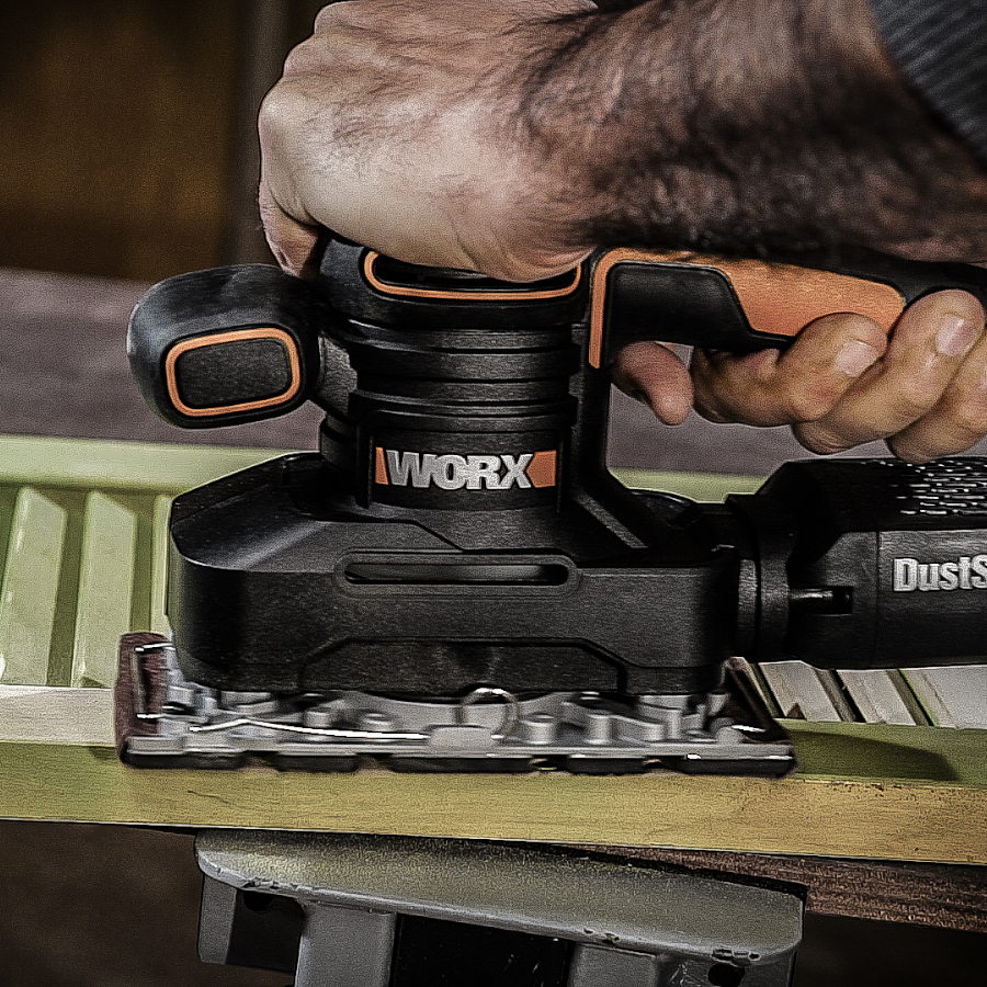 Вибрационная шлифмашина электрическая WORX WX641, 220V, 250 Вт, щеточная –  купить оригинал | Worx WX641 в Москве и Санкт-Петербурге с гарантией