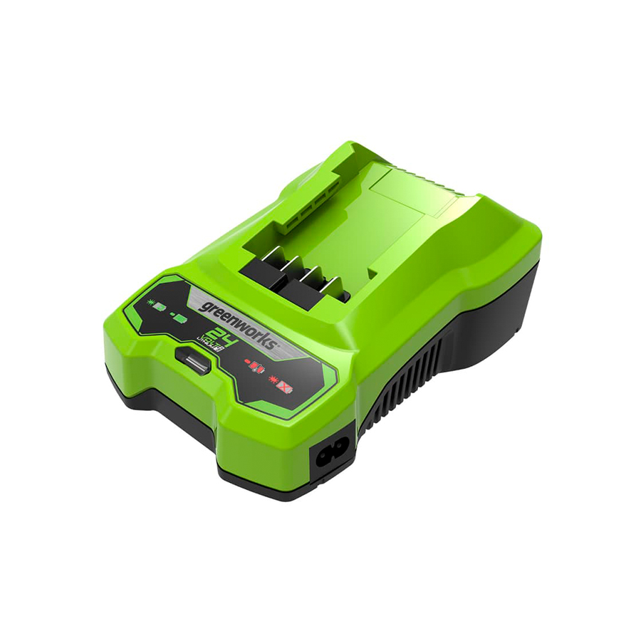 Пила цепная Greenworks GD24CS30K2, 24V, 30 см, бесщеточная, c АКБ 2 А/ч ...