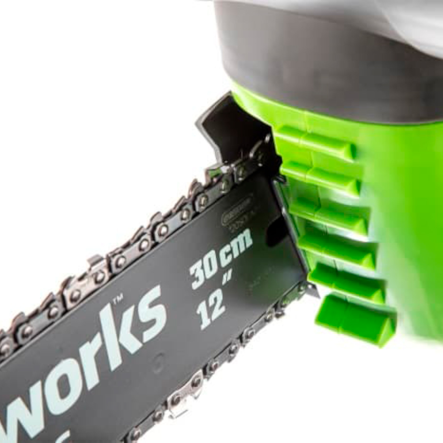 Пила цепная Greenworks GD40CS51K6, 40V, 30 см, щеточная, с АКБ 6 А/ч и ...