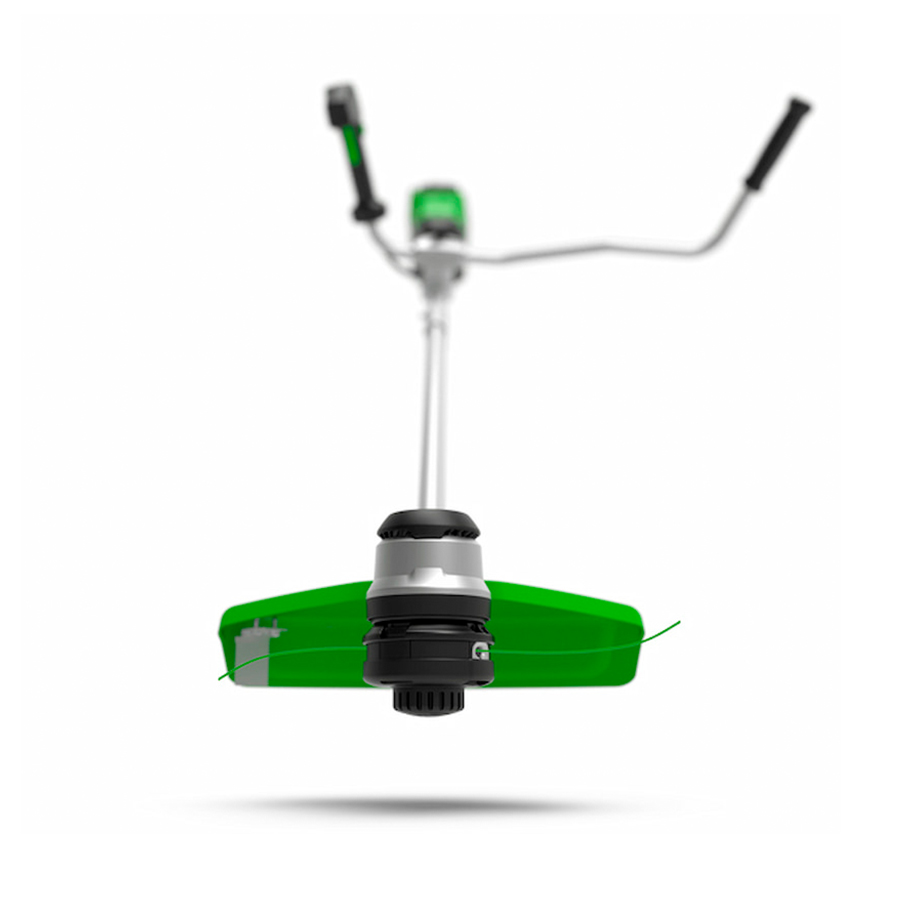 Триммер Greenworks GD60BCB, 60V, 40 см, бесщеточный с велосипедной ...