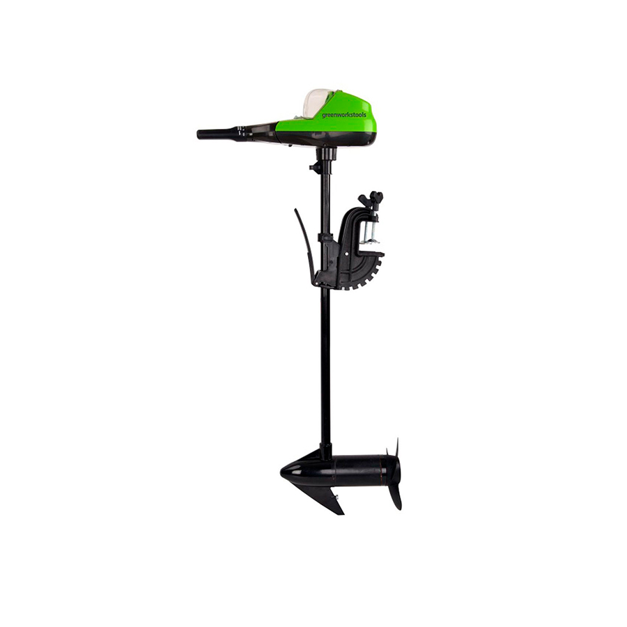 Лодочный мотор Greenworks G40TM55, 40V, 25 кг, c 5 А.ч АКБ и ЗУ ...