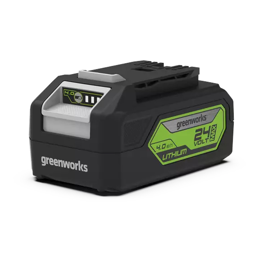 Аккумулятор Greenworks G24B4, 24V, 4 А/ч – купить оригинал | Greenworks  2926807 в Москве и Санкт-Петербурге с гарантией