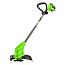 Триммер Greenworks G24LT251, 24V, 25 см, щеточный, с АКБ 2 А/ч и ЗУ 2А
