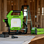 Прожектор Greenworks G40WLHK5, 40V/220V, 1000/2000 лм, с гибридным питанием, с АКБ 5 А/ч и ЗУ 2А