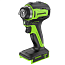 Гайковерт ударный Greenworks G24IW200, 24V, бесщеточный, 4 А/ч + 2 А зарядка
