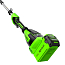 Кусторез штанговый Greenworks G40PH511K5, 24V, 51 см, щеточный, с АКБ 5 А/ч и ЗУ 2А