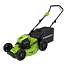 Газонокосилка Greenworks GD40LM46HPK2, 40V, 46 см, бесщеточная, c АКБ 2 А/ч и ЗУ
