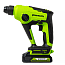 Перфоратор  Greenworks GD24SDS1, 1,2 Дж, 24V, бесщеточный, АКБ 8 А.ч и ЗУ