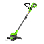 Триммер Greenworks G40LT331K5, 40V, 33 см, щеточный, с АКБ 5 А/ч и ЗУ 2А