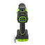Дрель-шуруповерт ударная акк. Greenworks HD560, 24V, АКБ 2х2Ач и ЗУ 