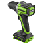 Дрель шуруповерт Greenworks DD560 24V, 2хАКБ 2 А.ч и ЗУ