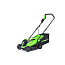 Газонокосилка Greenworks GD24LM33K2, 24V, 33 см, бесщеточная, с АКБ 2 А/ч и ЗУ
