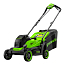 Газонокосилка Greenworks GD24LM331, 24V, 33 см, без АКБ и ЗУ