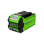 Газонокосилка аккумуляторная Greenworks G40LM35K2, 40V, 35 см, щеточная, c АКБ 2 А/ч и ЗУ