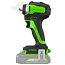 Гайковерт ударный Greenworks G24IW200, 24V, бесщеточный, 4 А/ч + 2 А зарядка
