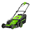 Газонокосилка Greenworks GD24X2LM411, 48V, 41 см, без АКБ и ЗУ