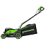 Газонокосилка Greenworks GD24X2LM361K2, 48V, 36 см, с АКБ 2x2 А/ч и ЗУ 2А