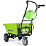 Садовая тележка самоходная Greenworks G40GCK4, 40V, 106 л, с АКБ 8 А/ч и ЗУ