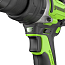 Дрель-шуруповерт Greenworks GD24DD140, 24V, ударная, бесщеточная, 4х2 А/ч АКБ и 2А ЗУ