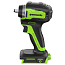 Гайковерт ударный Greenworks G24IW200, 24V, бесщеточный, 4 А/ч + 2 А зарядка