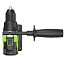 Дрель-шуруповерт Greenworks GD24DD140, 24V, ударная, бесщеточная, 4х2 А/ч АКБ и 2А ЗУ