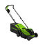Газонокосилка Greenworks GD24LM33K2, 24V, 33 см, бесщеточная, с АКБ 2 А/ч и ЗУ