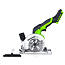 Пила циркулярная Greenworks G24MCS, 115 мм, 24V, бесщеточная, АКБ 2 А/ч и ЗУ