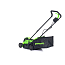 Газонокосилка Greenworks GD24LM33K2, 24V, 33 см, бесщеточная, с АКБ 2 А/ч и ЗУ