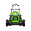 Газонокосилка Greenworks GD40LM411K5, 40V, 41 см, с АКБ 5 А/ч и ЗУ 2А