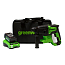 Перфоратор аккумуляторный бесщеточный Greenworks GD24SDS2K4,  2 ДЖ, 24V, c 1хАКБ 4 Ач и ЗУ в сумке