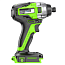 Винтоверт ударный Greenworks GD24ID3, 24V, бесщеточный, без АКБ и ЗУ