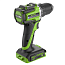 Дрель шуруповерт Greenworks DD560 24V, 2хАКБ 2 А.ч и ЗУ