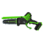 Мини-пила цепная Greenworks GD24CS15, 24V, 10 см, бесщеточная, без АКБ и ЗУ