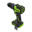 Дрель-шуруповерт ударная акк. Greenworks HD560, 24V, АКБ 2х2Ач и ЗУ 