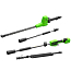 Кусторез штанговый  Greenworks G24PH511K4, 24V, 51 см, щеточный, с АКБ 4 А/ч и ЗУ 2А
