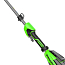 Кусторез штанговый Greenworks G40PH511K5, 24V, 51 см, щеточный, с АКБ 5 А/ч и ЗУ 2А