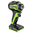 Гайковерт ударный Greenworks G24IW200, 24V, бесщеточный, 4 А/ч + 2 А зарядка