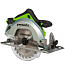 Пила циркулярная  Greenworks GD24CS, 185 мм, 24V, бесщеточная, 4 А/ч и 2 А ЗУ