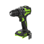 Дрель-шуруповерт ударная акк. Greenworks HD560, 24V, без АКБ и ЗУ 