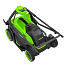 Газонокосилка Greenworks GD40LM361K5, 40V, 36 см, c АКБ 5 А/ч и ЗУ 2А
