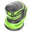Эксцентриковая шлифмашина Greenworks OS325K2, 24V, 125 мм, щеточная, с АКБ 2 А/ч и ЗУ 2А