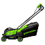 Газонокосилка Greenworks GD24LM331, 24V, 33 см, без АКБ и ЗУ